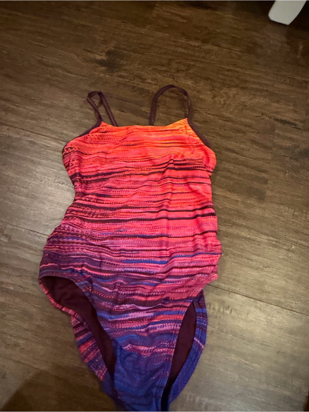 TYR Women's One-Piece Swimsuit in Pink, Orange, Purple